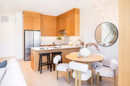 Kitchen Island Photo of 3 2995 Adanac Street, Vancouver, BC