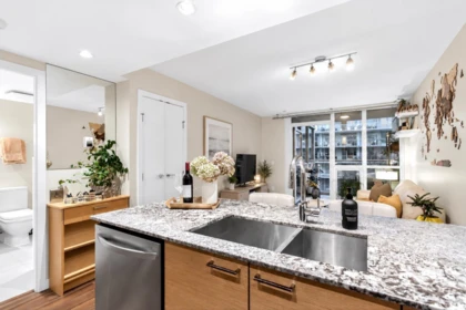 Kitchen Island Photo of 413 135 E 17 Street, North Vancouver, BC