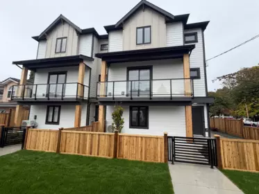 Exterior Rear Photo of 2 7497 Holly Street, Burnaby, BC