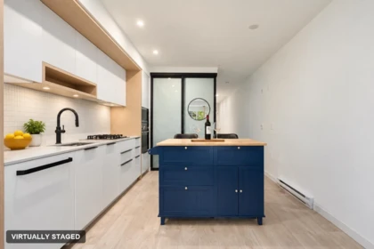 Kitchen Island Photo of 212 2520 Guelph Street, Vancouver, BC