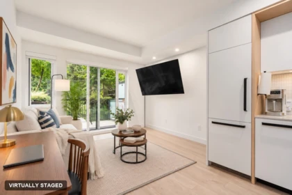 Living Room Photo of 212 2520 Guelph Street, Vancouver, BC