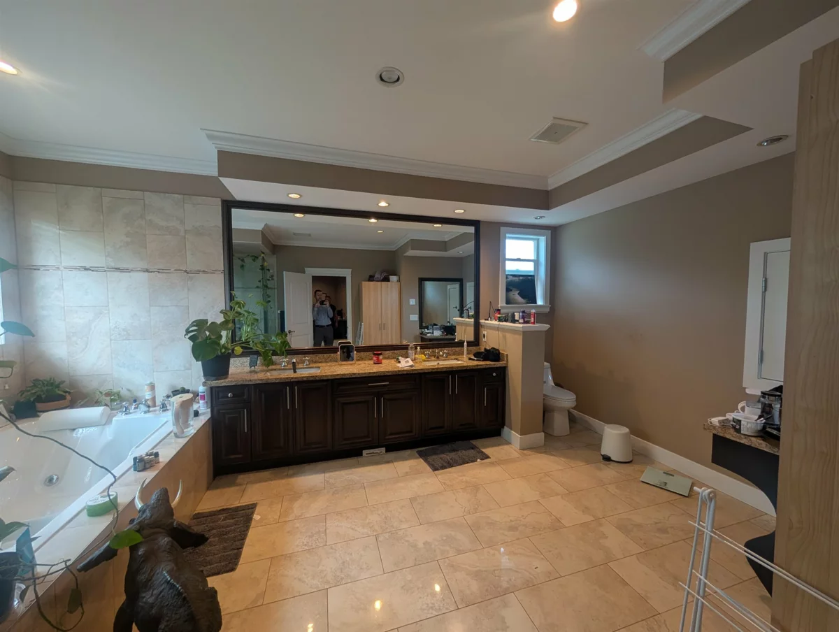 Aerial View of 701 Delestre Avenue, Coquitlam, BC