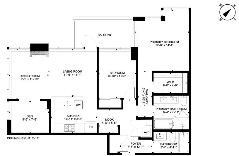 Family Room Photo of 2207 7328 Arcola Street, Burnaby, BC