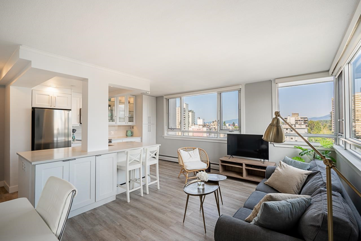 Exterior Rear Photo of 1206 1850 Comox Street, Vancouver, BC