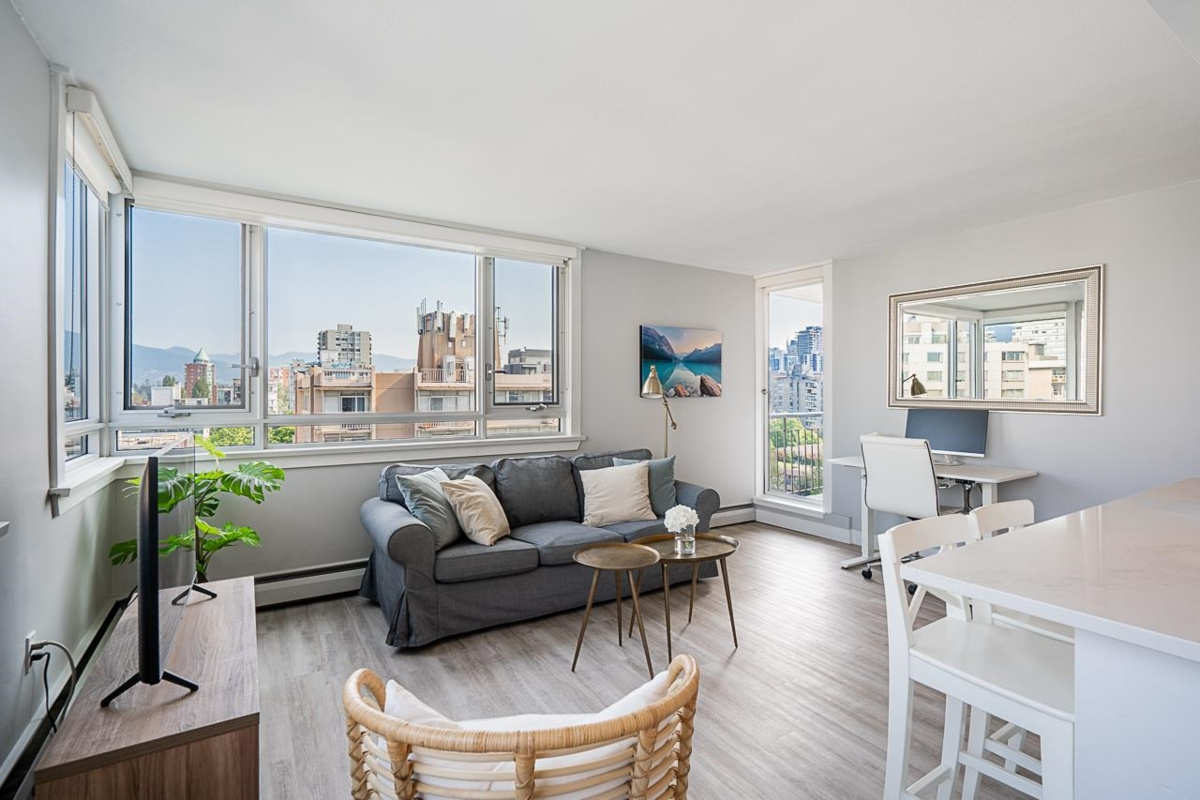 Living Room Photo of 1206 1850 Comox Street, Vancouver, BC