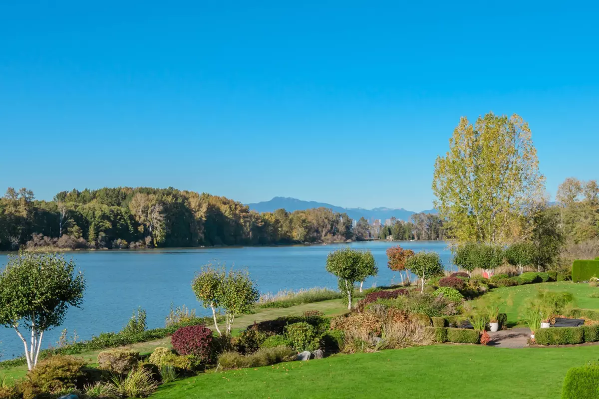 Aerial View of 213 6263 River Road, Delta, BC
