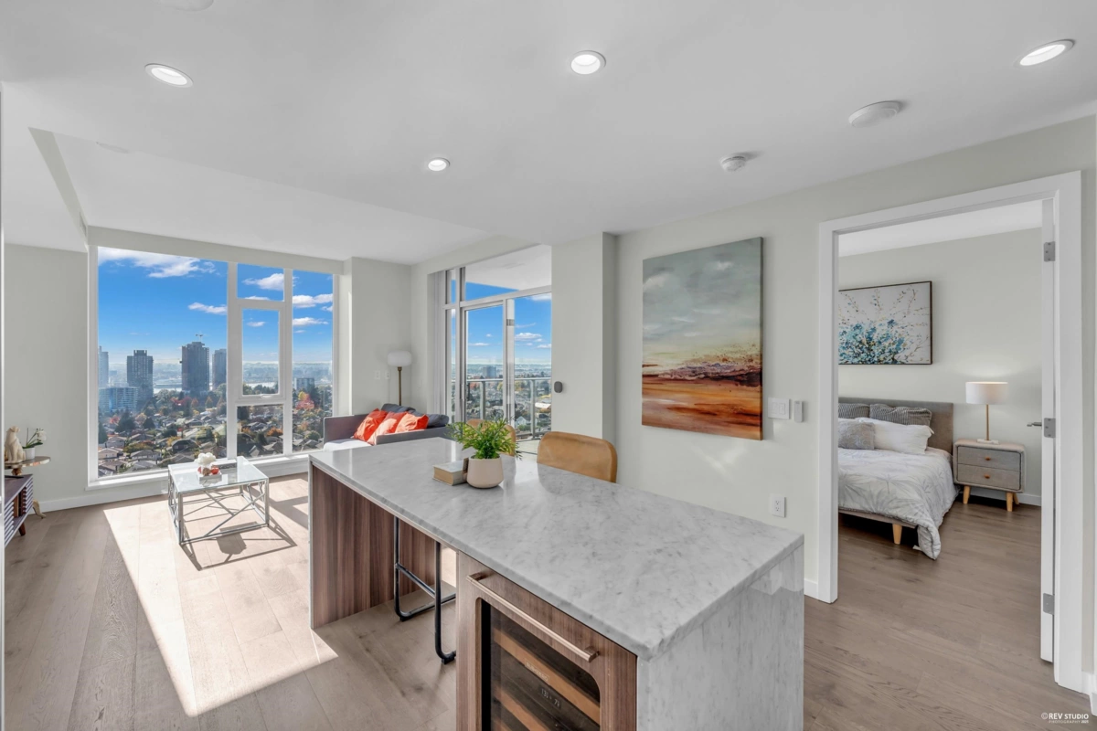 Kitchen Island Photo of 1504 7418 Paulson Street, Vancouver, BC