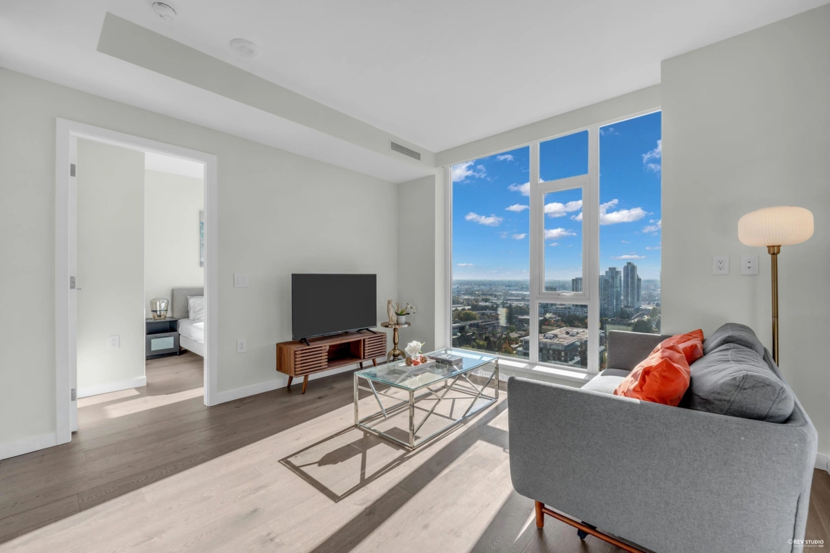 Living Room Photo of 1504 7418 Paulson Street, Vancouver, BC
