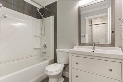 Basement Recreation Room Photo of 207 45669 Mcintosh Drive, Chilliwack, BC