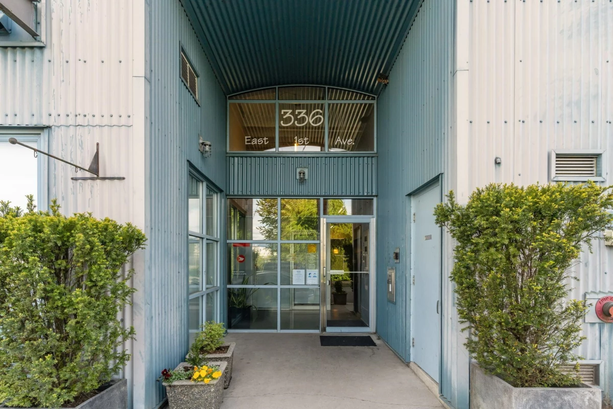 Exterior Rear Photo of 211 336 E 1st Avenue, Vancouver, BC