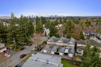 Aerial View of 9347 122 Street, Surrey, BC
