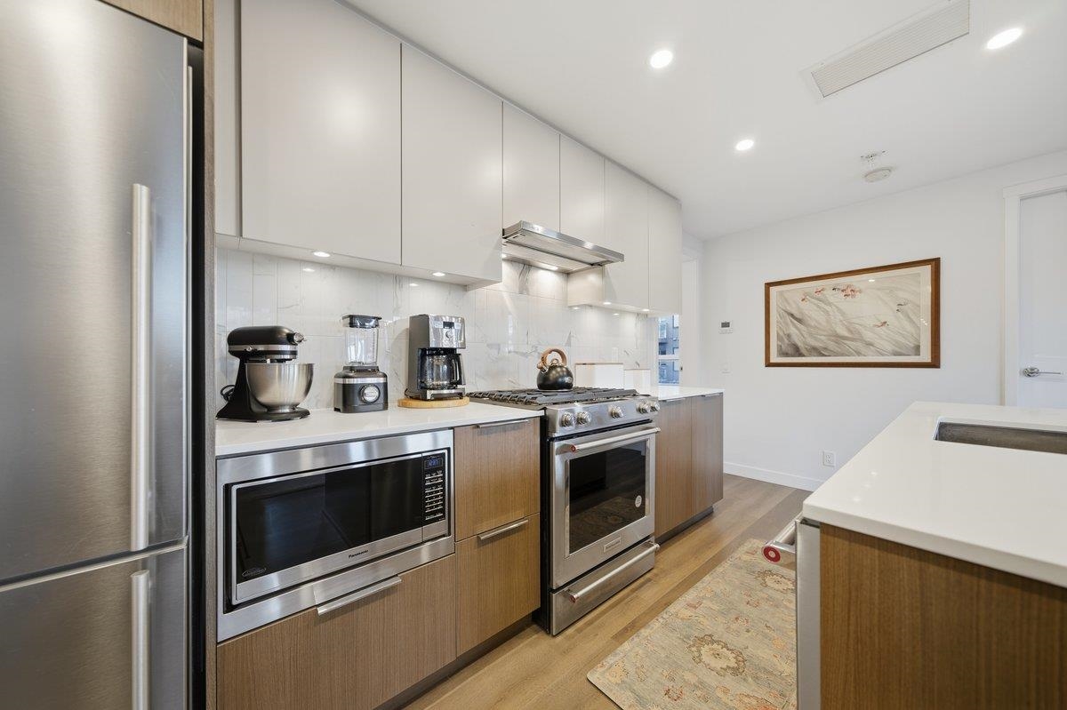 Kitchen Island Photo of 303 645 Como Lake Avenue, Coquitlam, BC