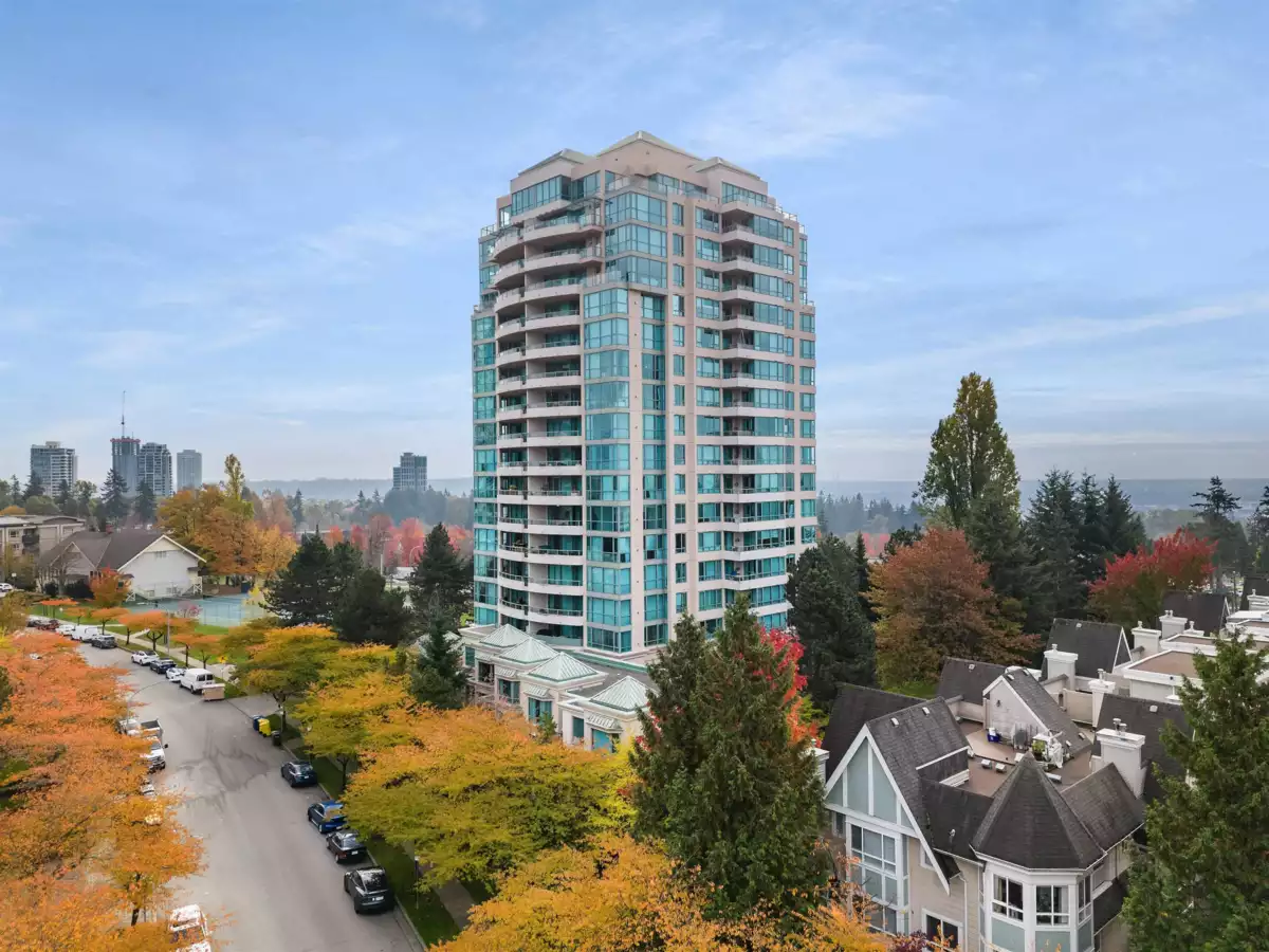 Aerial View of 306 6622 Southoaks Crescent, Burnaby, BC