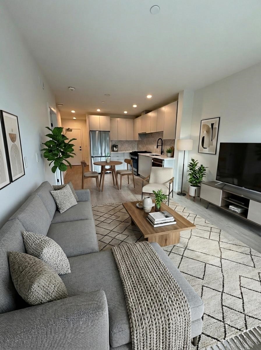 Living Room Photo of 514 13238 105 Avenue, Surrey, BC