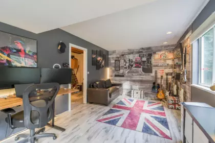 Basement Recreation Room Photo of 8967 Emiry Street, Mission, BC