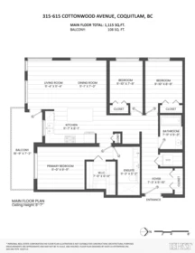 Playground / Recreational Area Near 315 615 Cottonwood Avenue, Coquitlam, BC