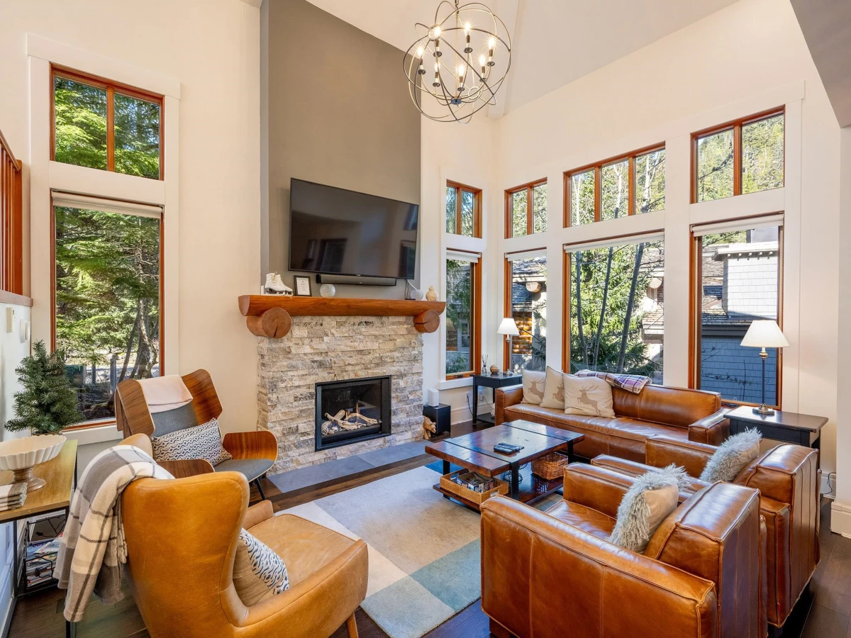 Living Room Photo of 2 2324 Taluswood Place, Whistler, BC