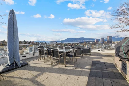 Outdoor Deck Photo of 820 1777 W 7th Avenue, Vancouver, BC