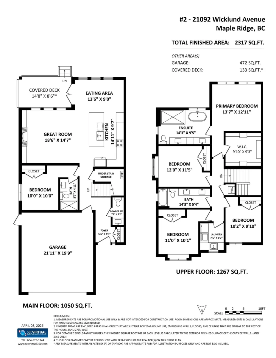 Exterior Rear Photo of 2 21092 Wicklund Avenue, Maple Ridge, BC
