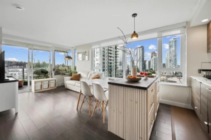 Kitchen Island Photo of 1206 602 Como Lake Avenue, Coquitlam, BC