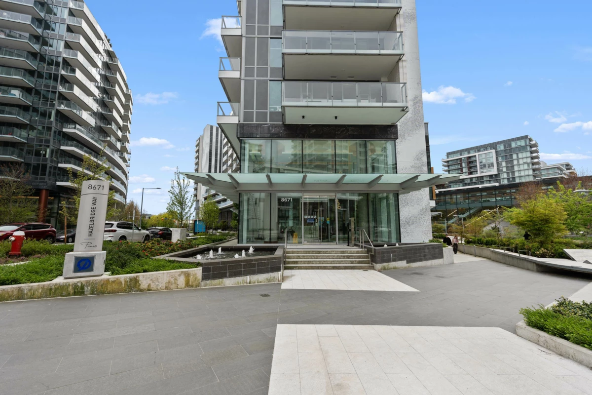 Exterior Rear Photo of 1189 8671 Hazelbridge Way, Richmond, BC