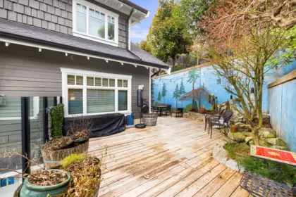 Aerial View of 1232 Harris Avenue, North Vancouver, BC