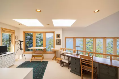 Entry Foyer Photo of 520 Smugglers Cove Road, Bowen Island, BC