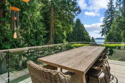 Aerial View of 6184 Eastmont Drive, West Vancouver, BC