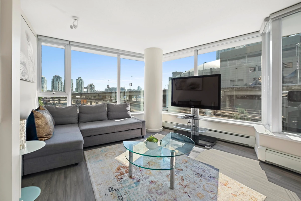 Living Room Photo of 305 689 Abbott Street, Vancouver, BC