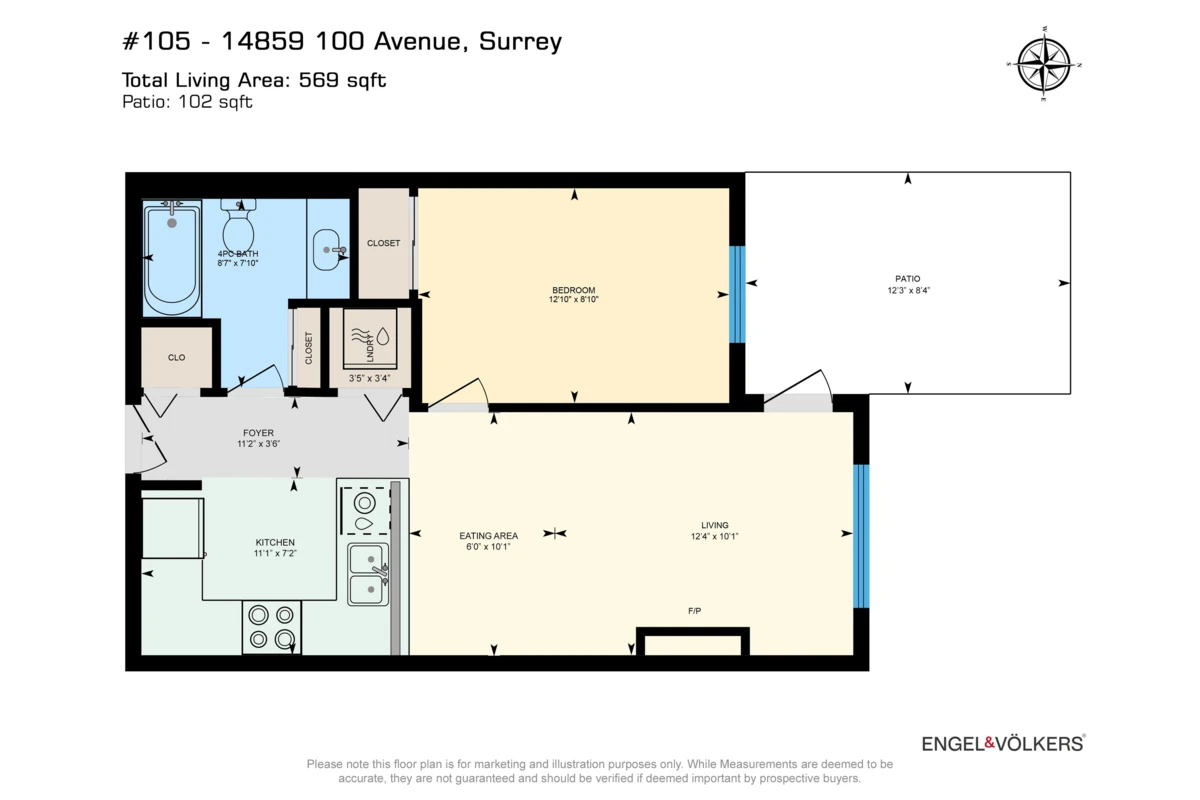 Exterior Rear Photo of 105 14859 100 Avenue, Surrey, BC