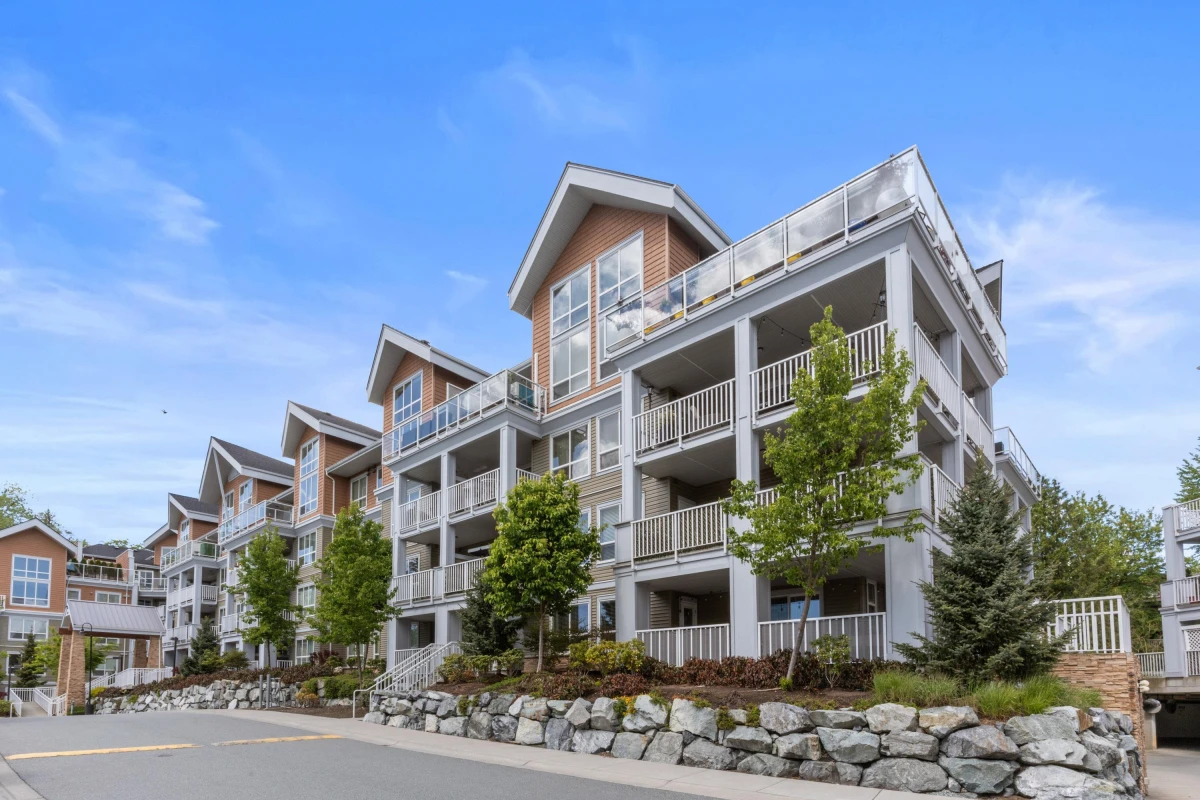 Exterior Rear Photo of 105 6490 194 Street, Surrey, BC