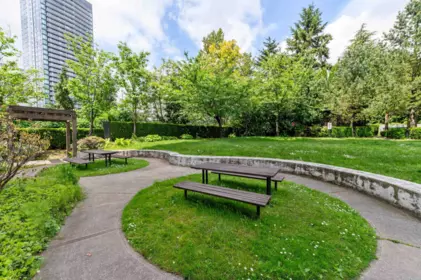 Backyard Photo of 1901 555 Delestre Avenue, Coquitlam, BC