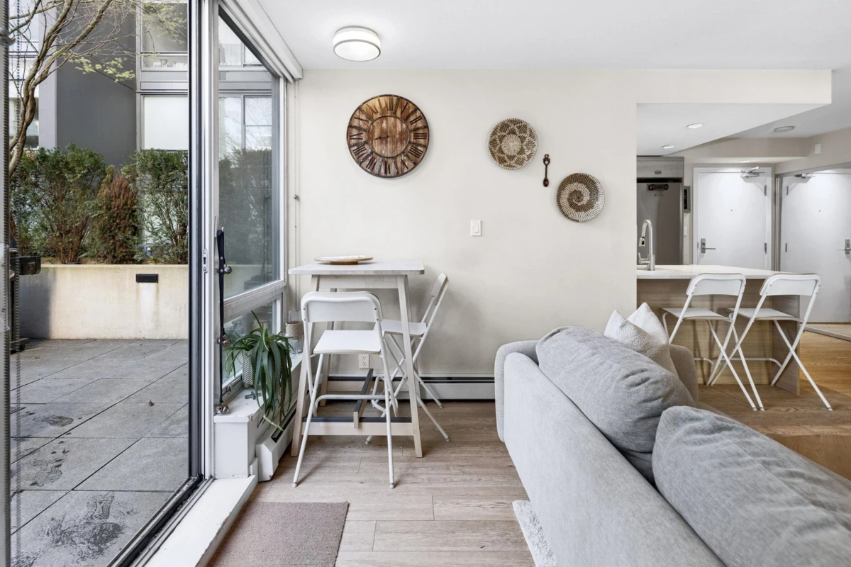 Dining Area Photo of 220 1783 Manitoba Street, Vancouver, BC
