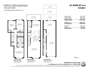 Staircase Photo of 43 20498 82 Avenue, Langley, BC