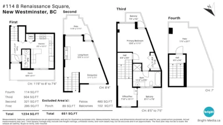 Playground / Recreational Area Near 114 8 Renaissance Square, New Westminster, BC