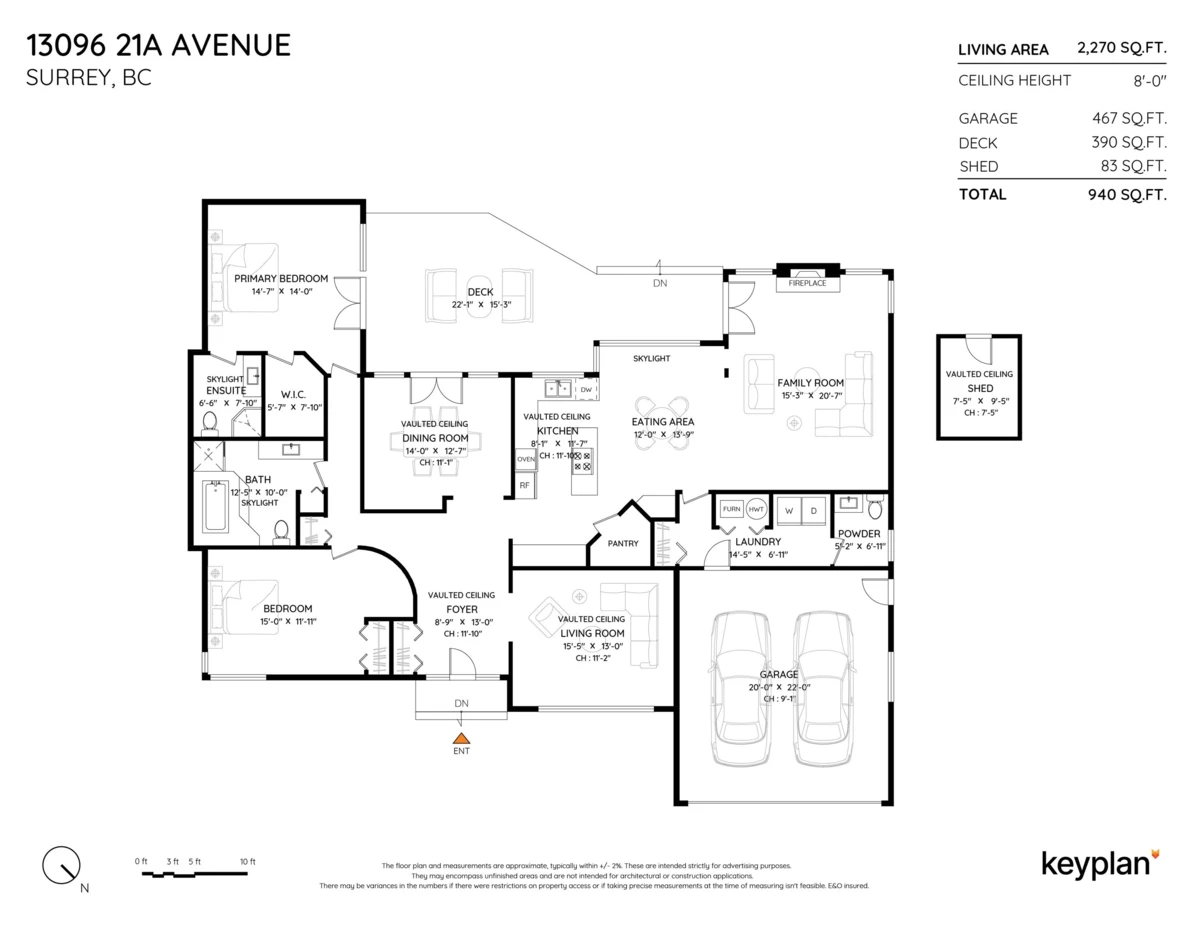 Exterior Rear Photo of 13096 21a Avenue, Surrey, BC