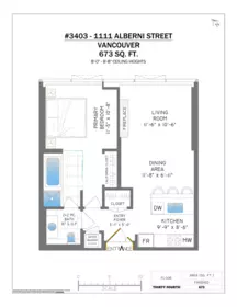 Laundry Room Photo of 3403 1111 Alberni Street, Vancouver, BC