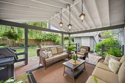 Aerial View of 17459 61b Avenue, Surrey, BC