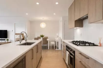 Kitchen Island Photo of 203 747 E 3rd Street, North Vancouver, BC