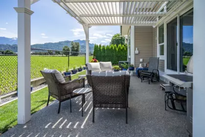 Aerial View of 97 46213 Hakweles Road, Chilliwack, BC