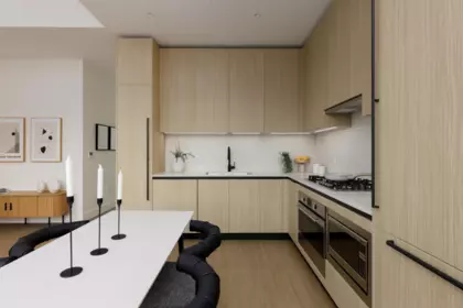 Kitchen Island Photo of 210 2235 E Broadway, Vancouver, BC