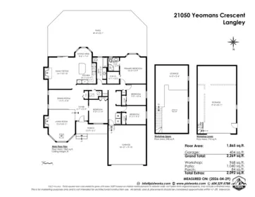 Exterior Rear Photo of 21050 Yeomans Crescent, Langley, BC