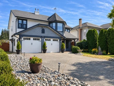 Aerial View of 8998 203b Street, Langley, BC