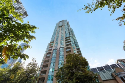 Aerial View of 1702 1238 Melville Street, Vancouver, BC
