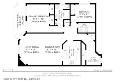 Aerial View of 404 13680 84 Avenue, Surrey, BC