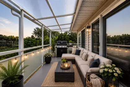 Outdoor Patio Photo of 404 13680 84 Avenue, Surrey, BC