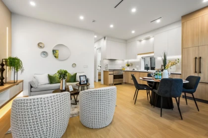 Dining Area Photo of 1 3940 Eton Street, Burnaby, BC