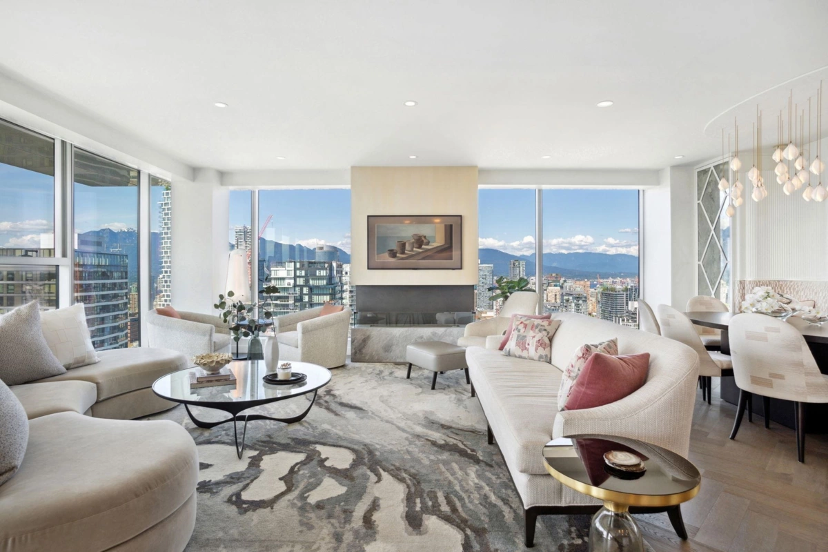 Living Room Photo of 4903 1480 Howe Street, Vancouver, BC