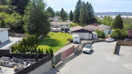 Aerial View of 11590 140a Street, Surrey, BC
