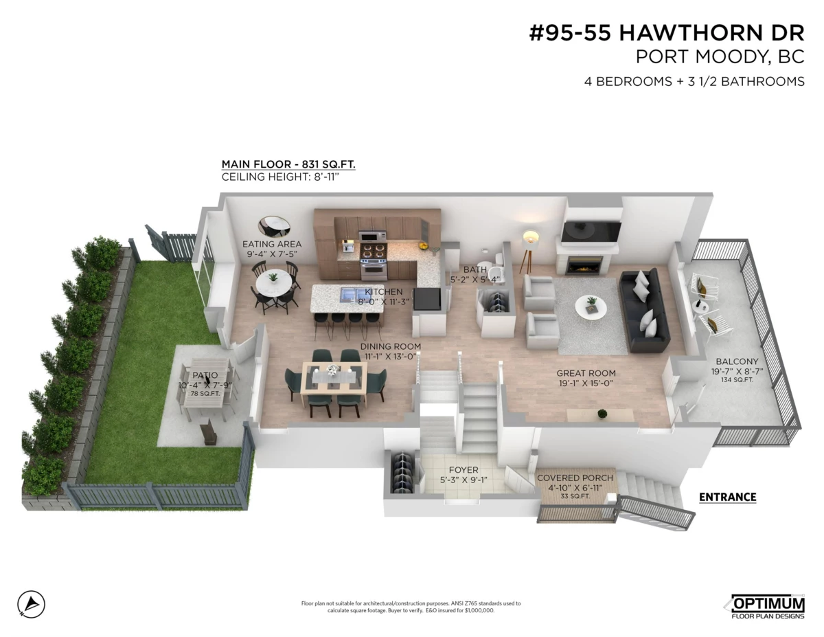 Outdoor Kitchen Photo of 95 55 Hawthorn Drive, Port Moody, BC